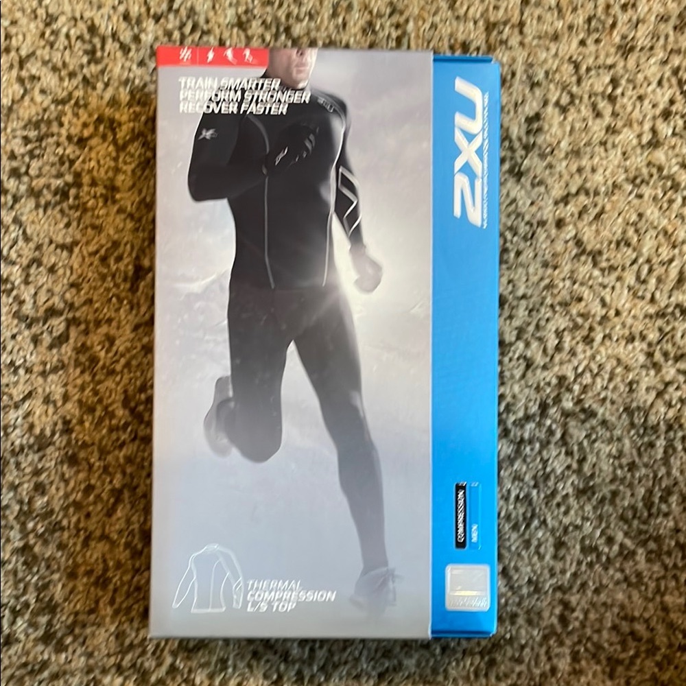 2XL Black compression long sleeve shirt